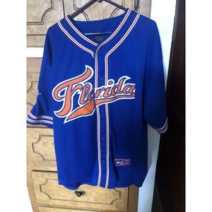 Florida Gators Colosseum NCAA College Baseball Jersey Blue Sz XL